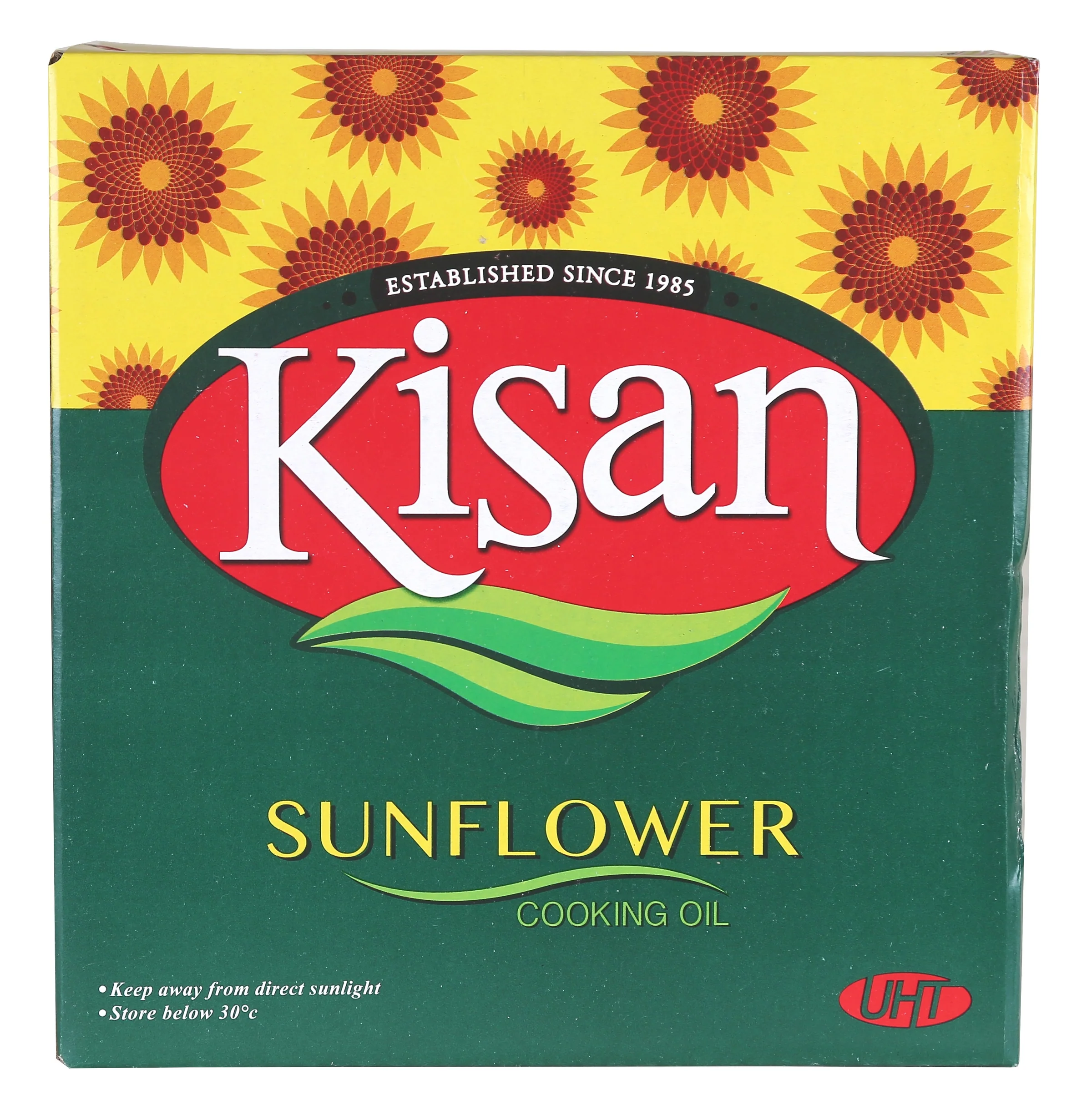 Kisan Sunflower Cooking Oil 1L 1x5 CTN